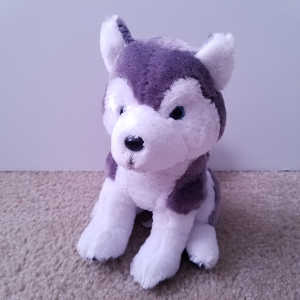 Bundle for $4 💫 Grey and White Soft Plush Husky Dog Stuffed Animal